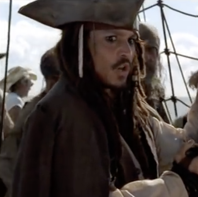 The random cowboy in 'Pirates of the Caribbean'