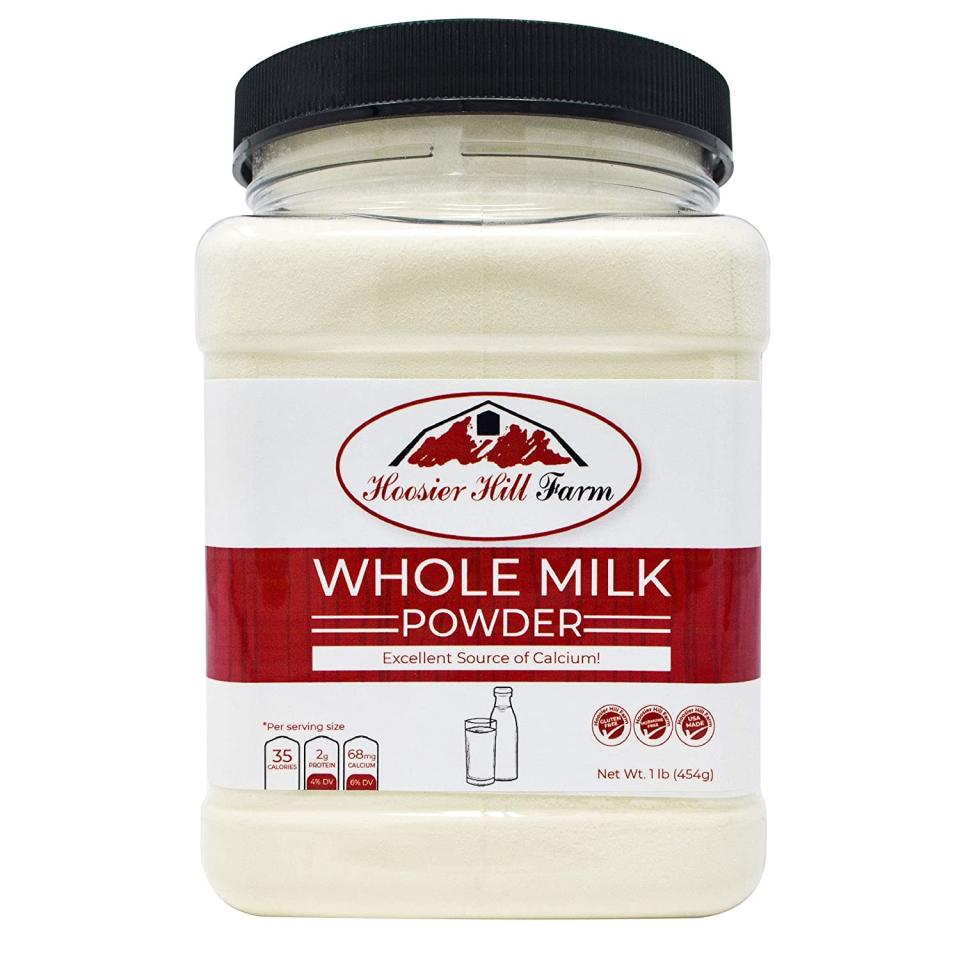 Hoosier Hill Farm Whole Milk Powder, shelf stable milk