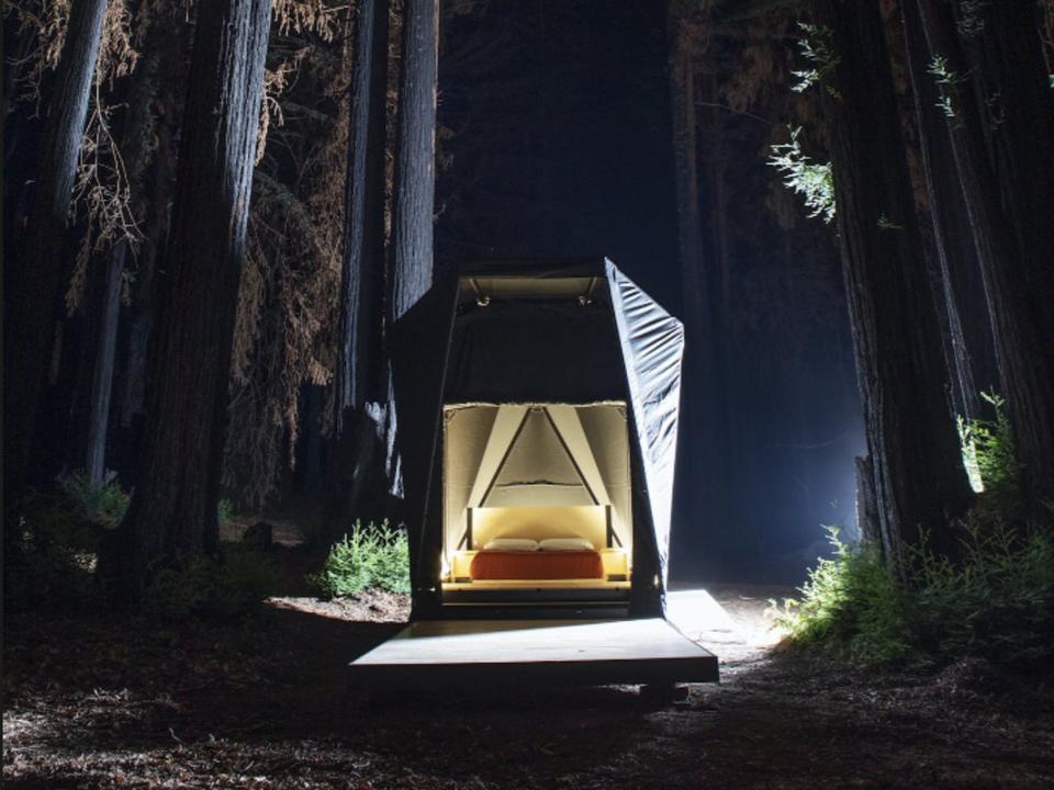 Jupe's off-grid tiny home hotel.