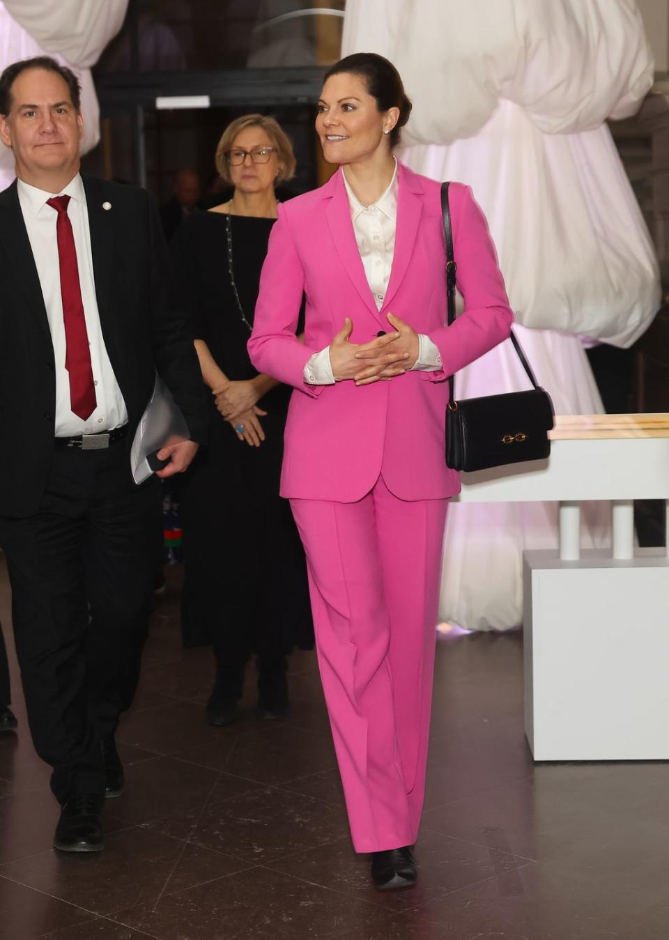 crown princess victoria of sweden attends the opening of the nordic's museum base exhibition