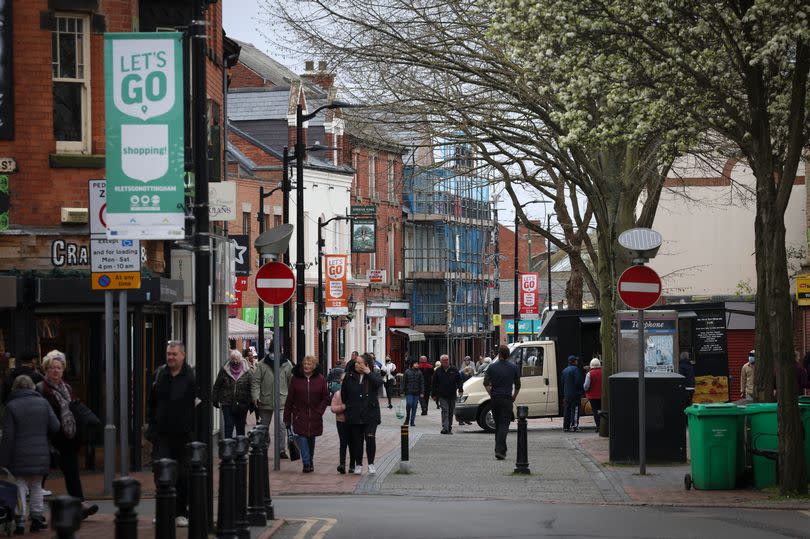 Bulwell town centre.