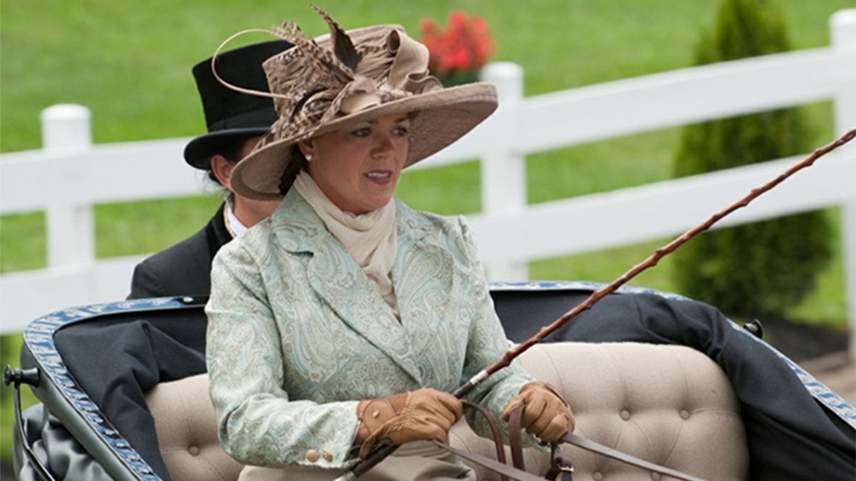 Nicole Cable is seen driving. She will host individual lessons at Wade House this May.