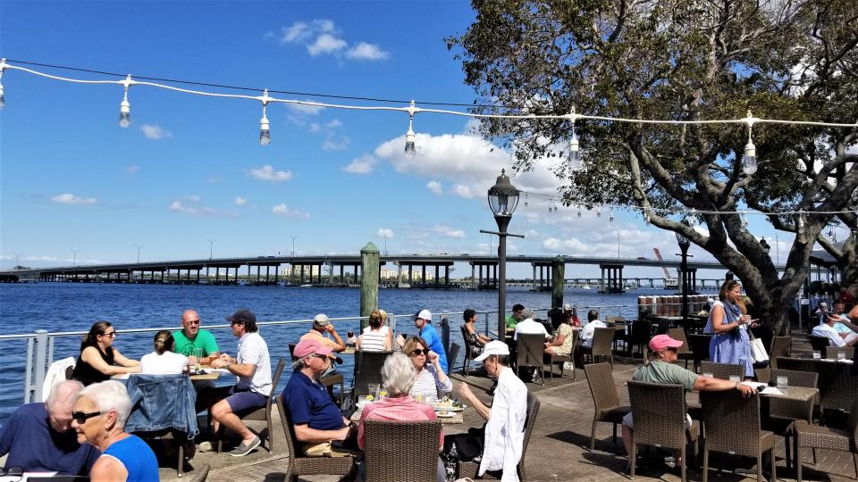 Pier 22 is on the Manatee River in downtown Bradenton. The landmark restaurant was at capacity again during brunch on Sunday, Feb. 27, 2022.