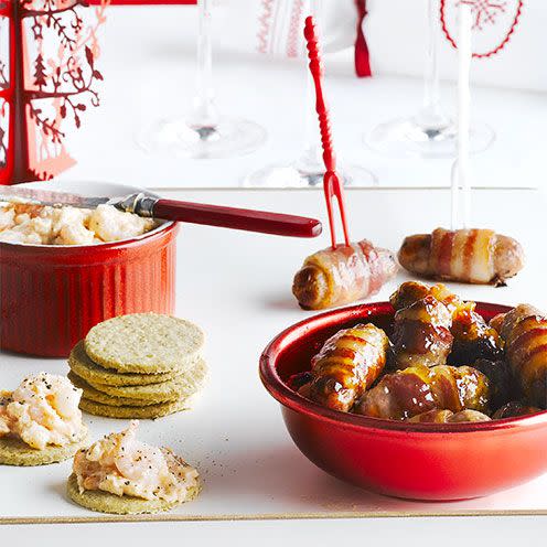 best canape recipes sticky pigs in blankets