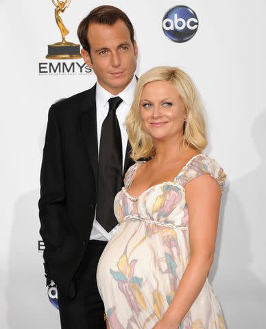 ROBYN BECK/AFP Will Arnett and Amy Poehler at the Emmy Awards in 2008