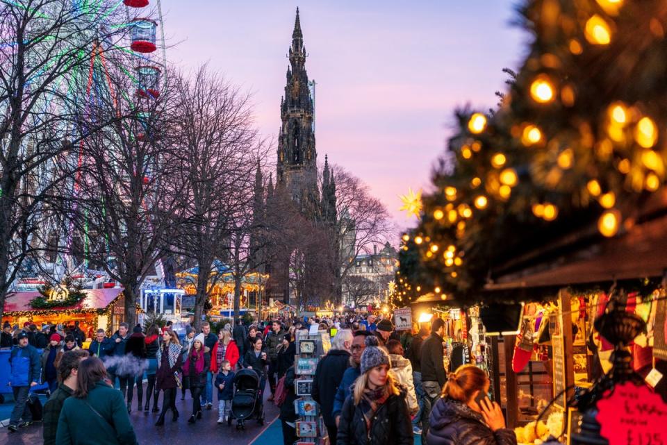 Princes Street Gardens serve up Edinburgh’s Christmas market (Getty) (Getty Images)