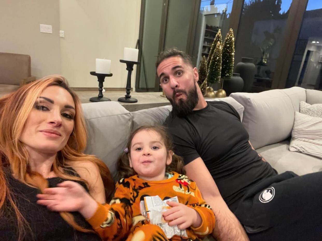 WWE s Becky Lynch Explains Finding Work Life Balance With 3 Year Old Roux