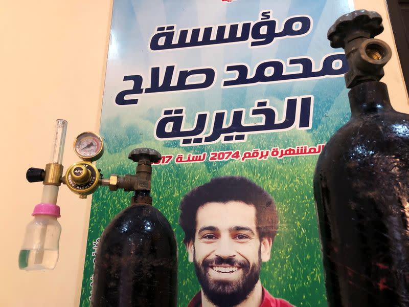 Liverpool striker Salah donates oxygen to support his Egyptian village's COVID fight