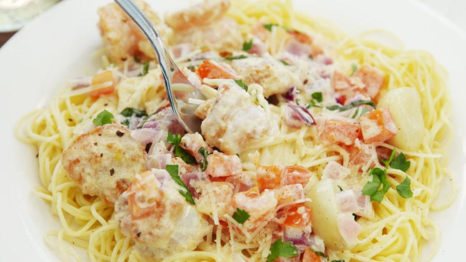 Copycat Cheesecake Factory Shrimp Scampi