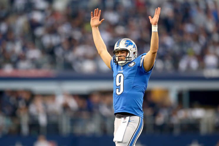 Matthew Stafford is going to become even richer very soon. (Getty)