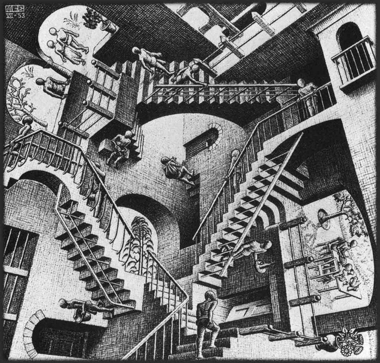 Relativity-M.C. Escher