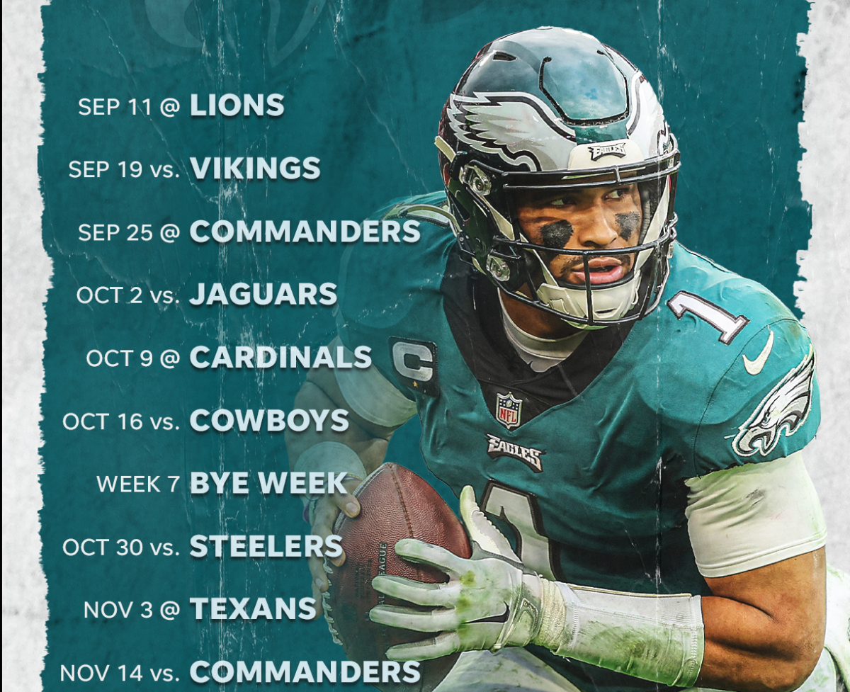 Philadelphia Eagles Schedule 2023: Dates, Times, TV Schedule, and More