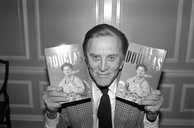 Film – Actor Kirk Douglas – Book Signing – Harrods, London