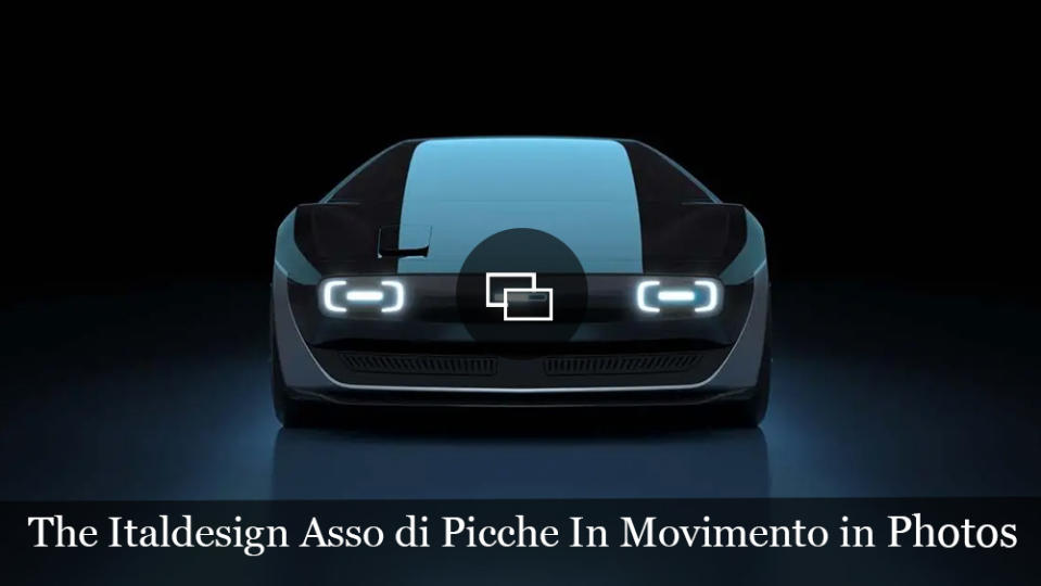 The Italdesign Asso di Picche In Movimento in Photos