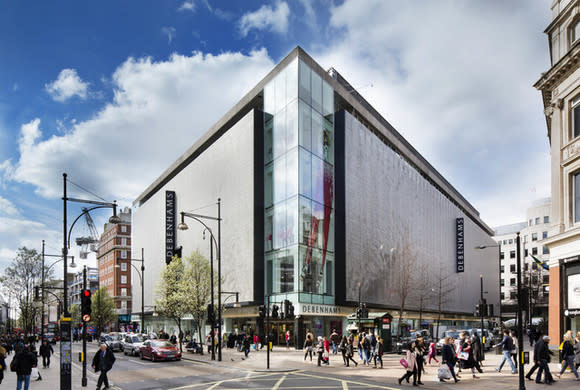 Debenhams' flagship store on Oxford Street. Photo: Debenhams