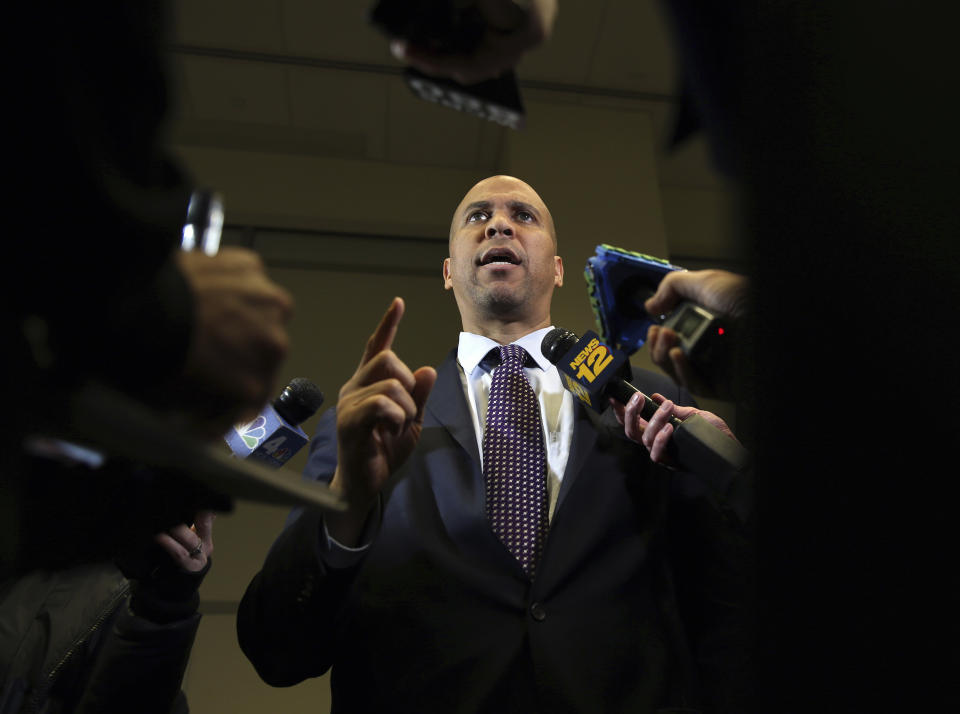 Booker said he wants to bring “people together back to our common ideals and common principles.” (Photo: Mel Evans/AP)