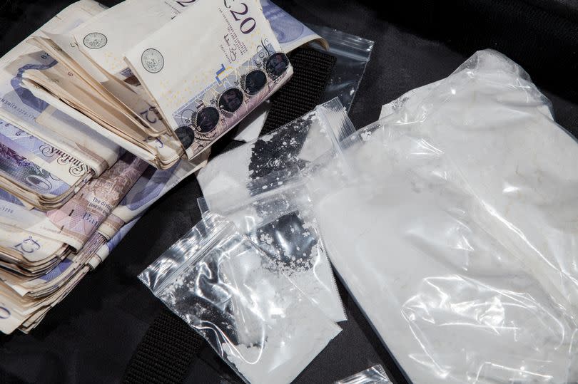 Cops raided a property in Alness where they seized a quantity of cocaine and heroin worth £32,000