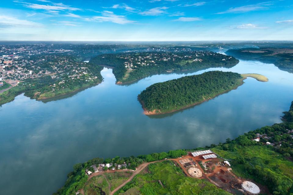 Imagen del Río Paraná.