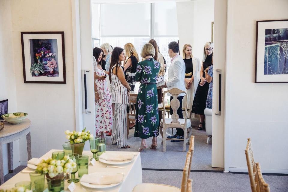 Guests in Anna Wintour's office