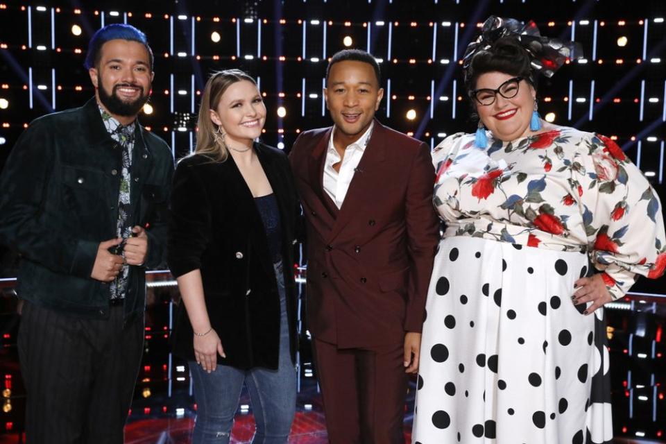 Will Breman, Marybeth Byrd, John Legend and Katie Kadan | Trae Patton/NBC/NBCU Photo Bank via Getty Images