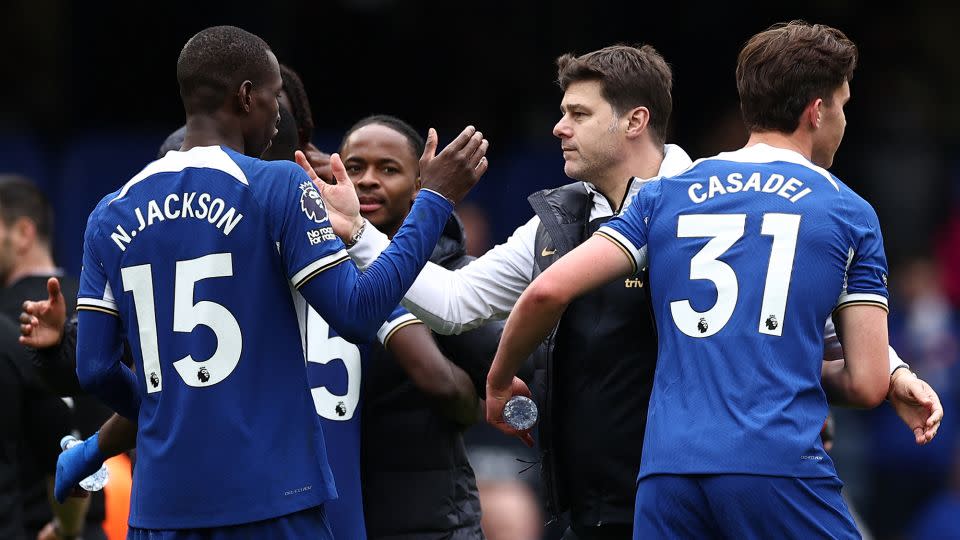 Pochettino clearly remained well-like despite Chelsea's struggles. - Henry Nicholls/AFP/Getty Images