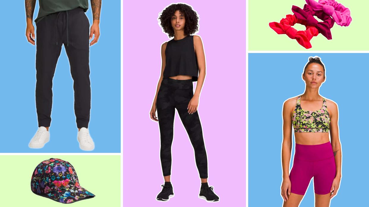 You can find best-selling lululemon leggings, sports bras, joggers and more in the brand's We Made Too Much section.