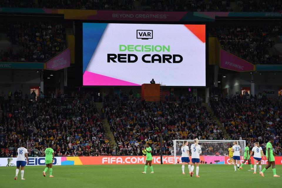Capturing the frustration of a VAR decision poses a challenge (Getty Images)