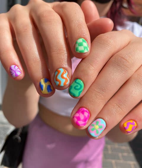 nails design for little girls