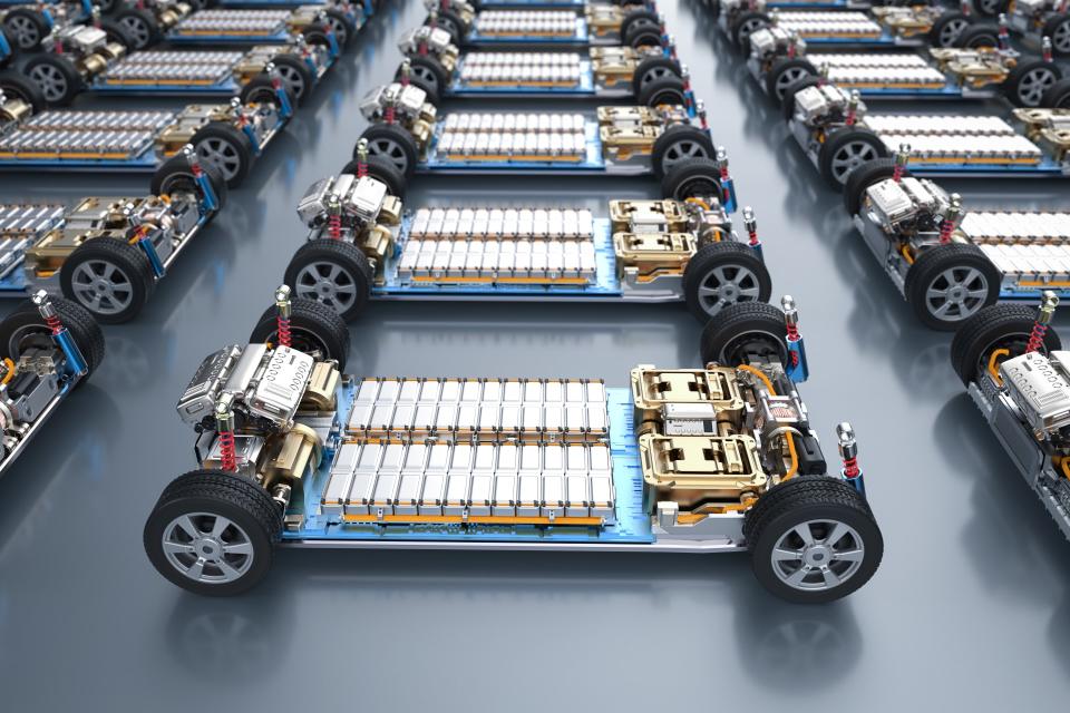 EV battery factory