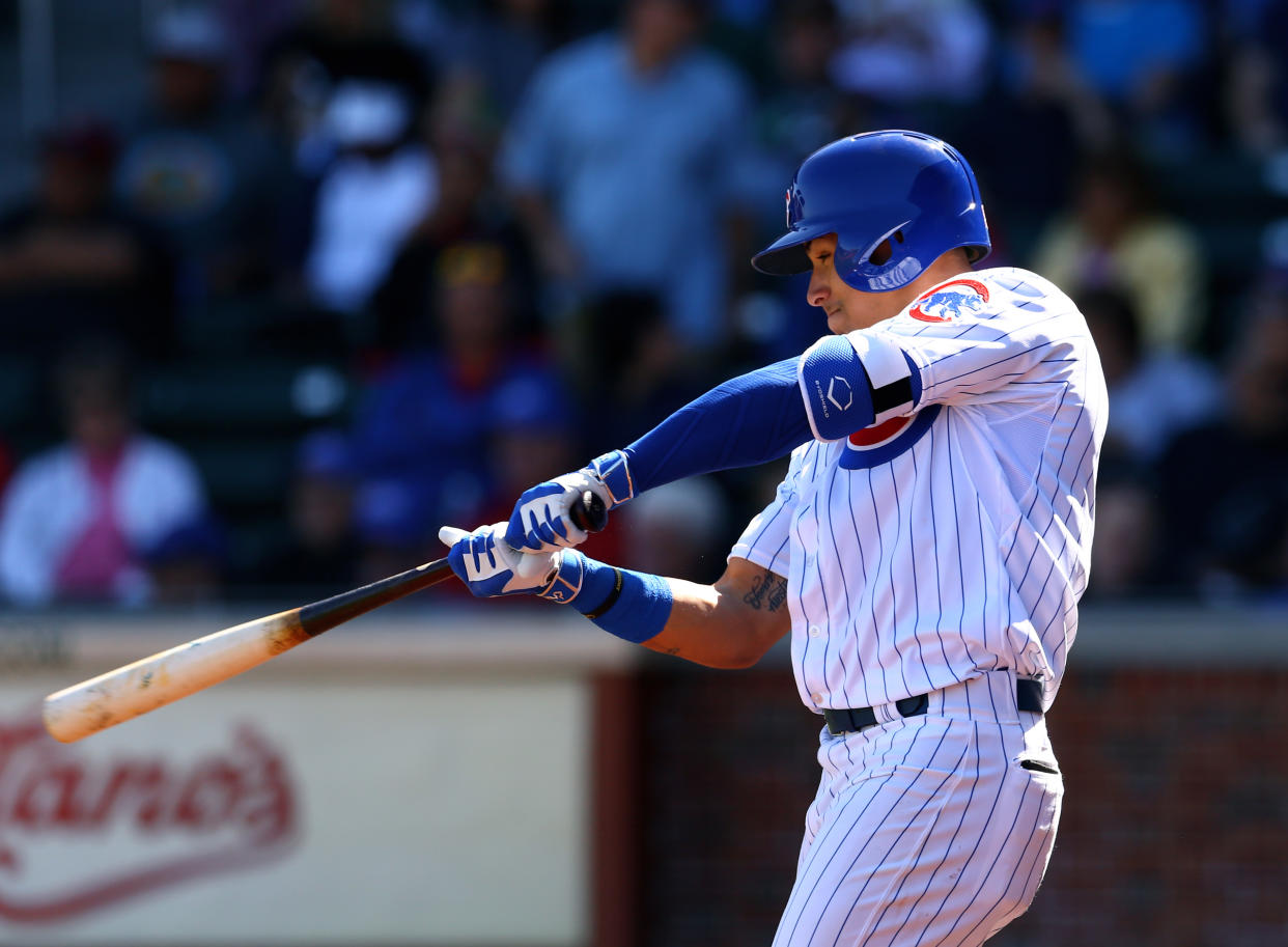 It's been a swing-and-a-miss type of spring for Javier Baez. (USAT)