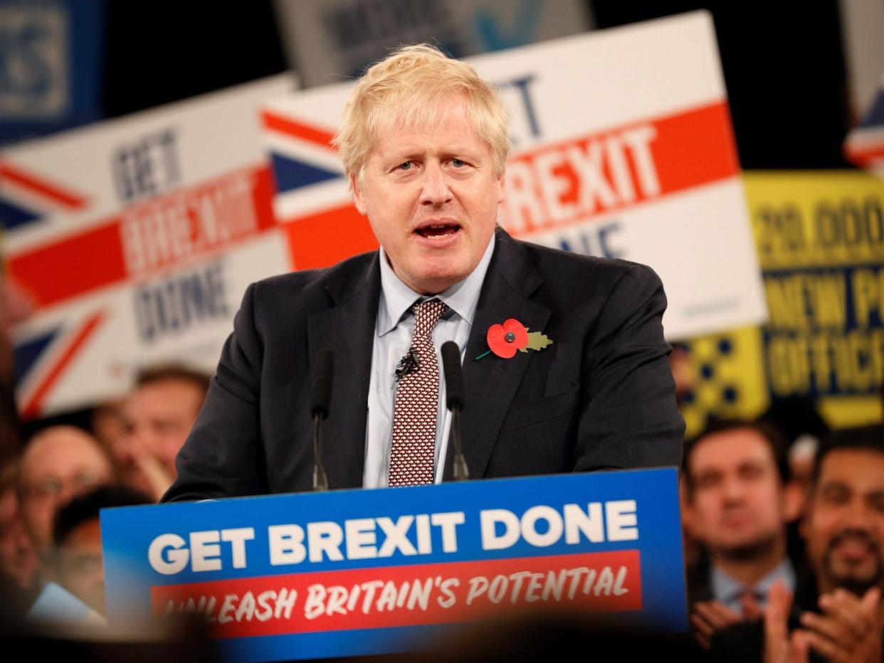 Boris Johnson has repeatedly said he would get Brexit done quickly (AFP)