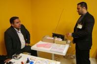 Electoral employees prepare to close voting for the presidential election in a polling station in Tehran, Iran, May 19, 2017. TIMA via REUTERS