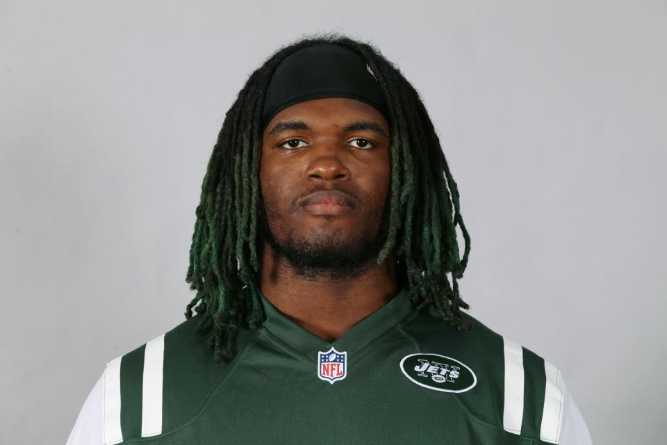 New York Jets pass rusher Lorenzo Mauldin was involved in a nightclub incident that left a man battered and bruised, a lawsuit alleges. (AP)