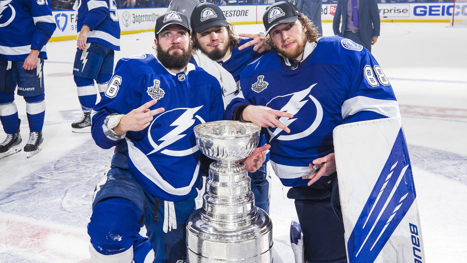 The Tampa Bay Lightning have been the last team standing in the NHL playoffs for two straight years. (Photo by Scott Audette/NHLI via Getty Images)