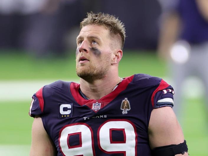 JJ Watt during his days with the Houston Texans.   (Getty Images)