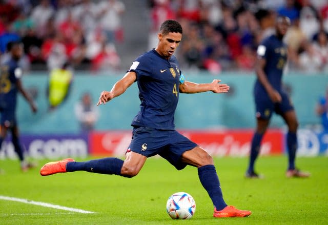 France’s Raphael Varane 