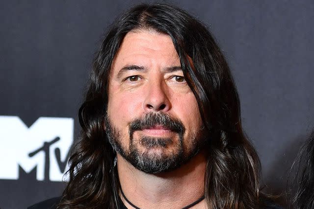 <p>ANGELA WEISS/AFP via Getty</p> Dave Grohl in 2021