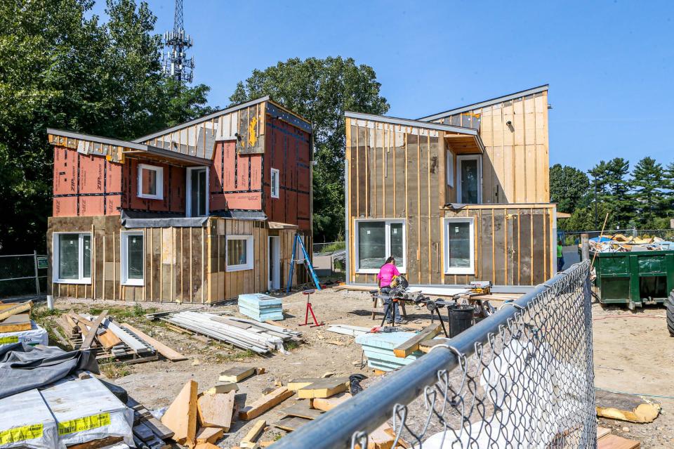 ONE Neighborhood Builders' Sheridan Small Homes on Sheridan Street, in Providence's Olneyville section, is part of an effort to increase affordable housing options in the state.