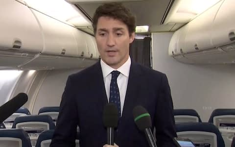 Prime Minister Justin Trudeau apologises for wearing brownface makeup in 2001 - Credit: Reuters
