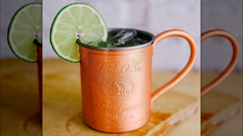 Tito's Moscow mule cup