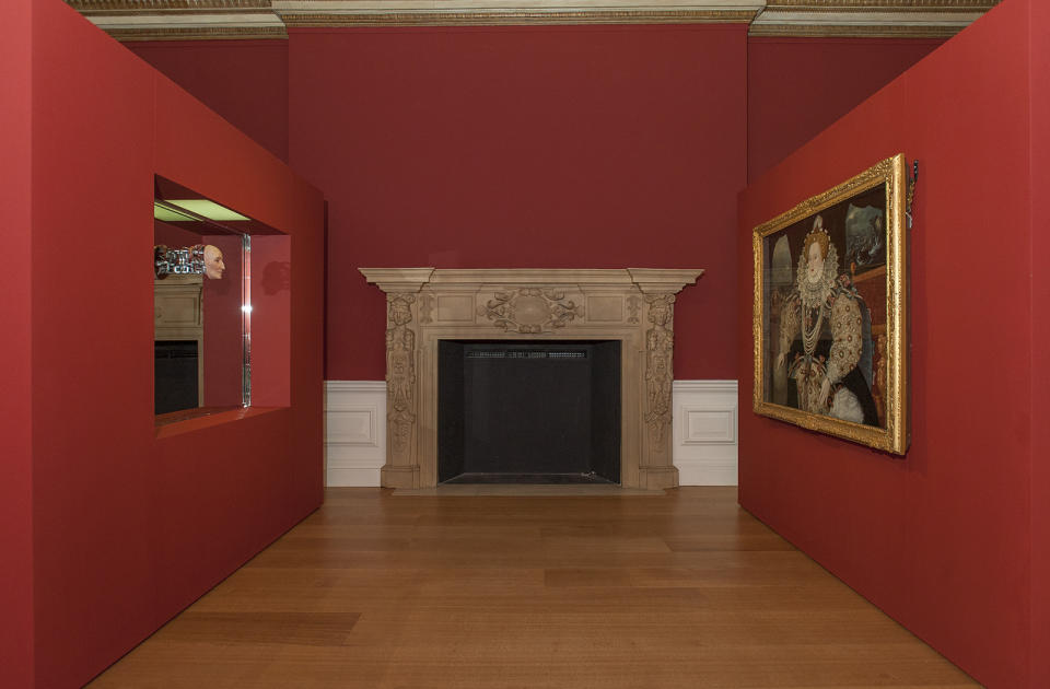 Installation Shots of Mat Collishawâ€™s new commission in the Queenâ€™s House, Queenâ€™s Presence Chamber.