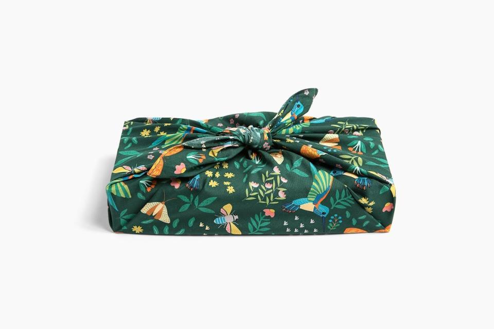 Brightly reusable gift wrap