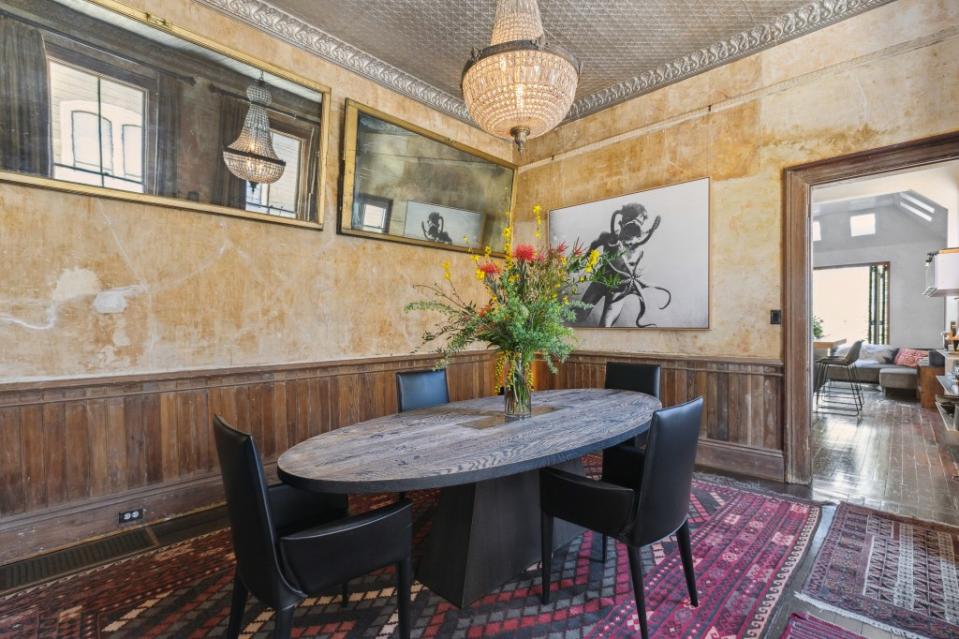 The dining area. Open Homes Photography for Sotheby's International Realty