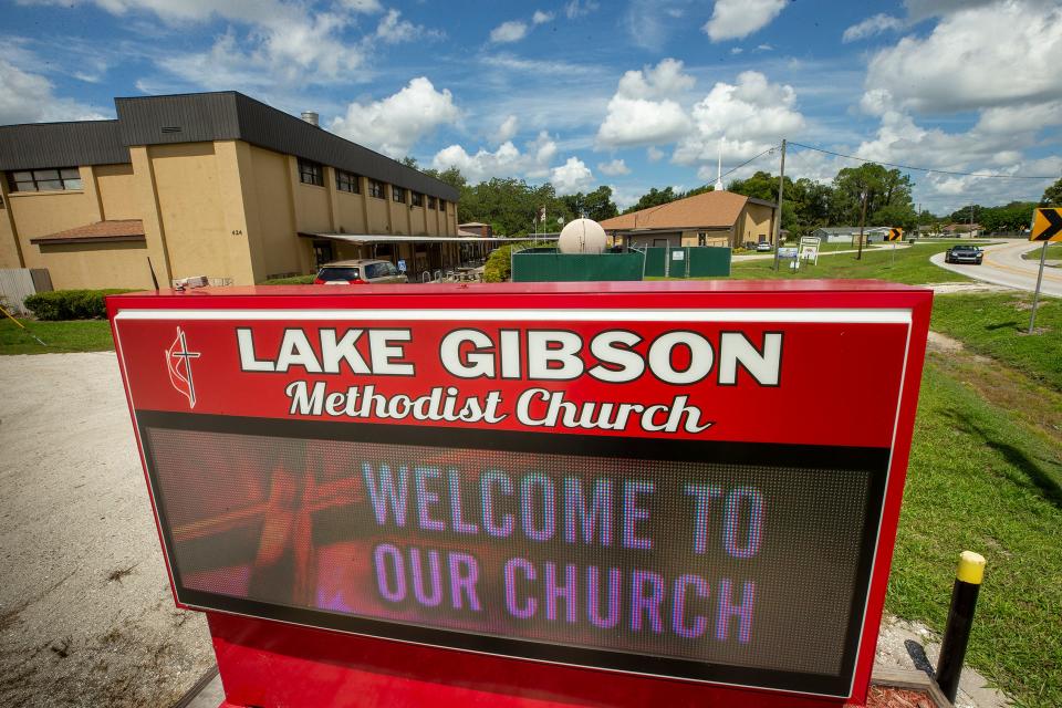 Lake Gibson United Methodist Church is one of three in Polk County participating in a lawsuit against the Florida United Methodist Conference. More than 100 churches in Florida are seeking to separate from the conference.