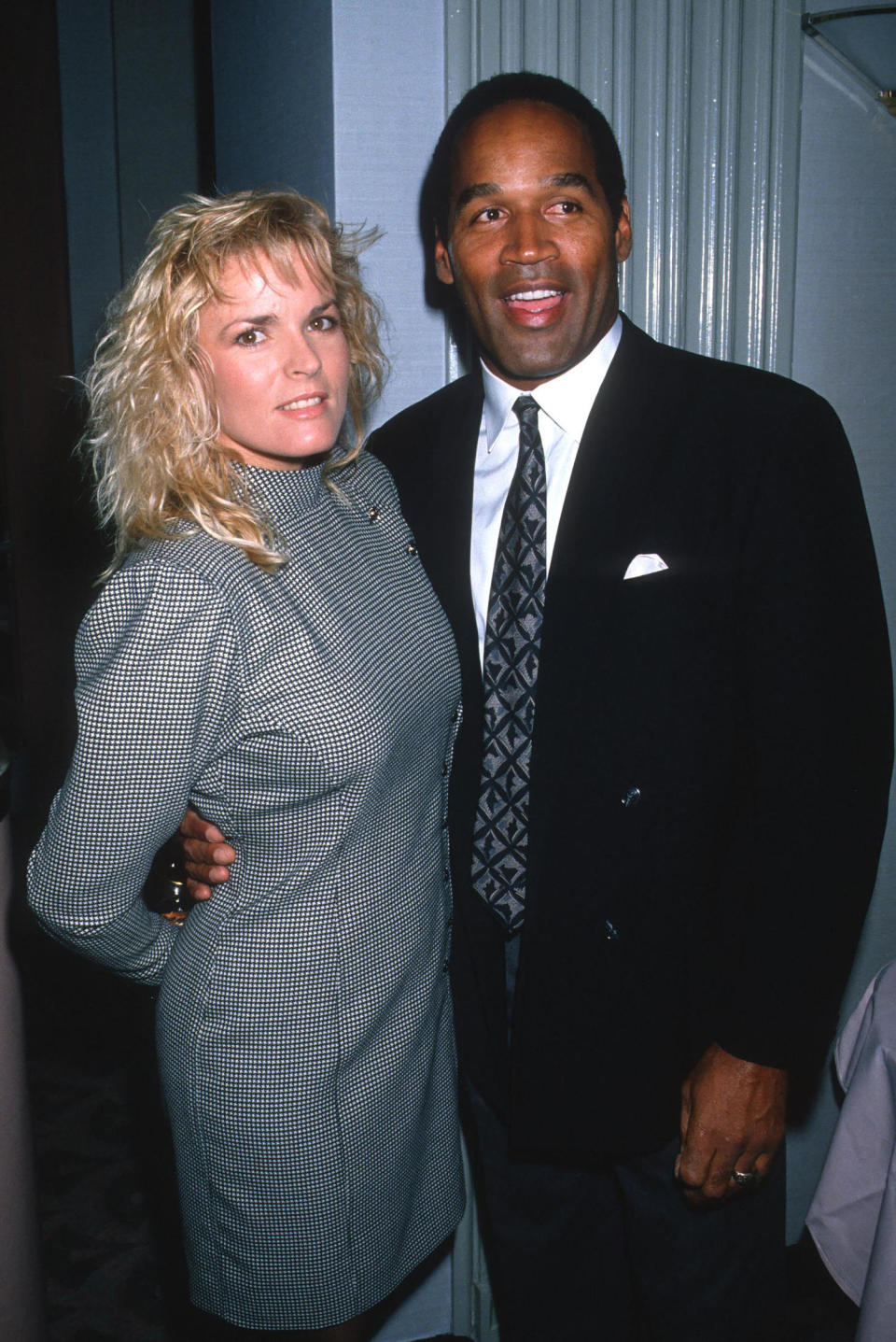 Nicole Brown Simpson and OJ Simpson. (Ron Galella, Ltd. / Ron Galella Collection via Getty Images)