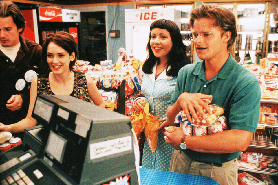 Ethan Hawke, Winona Ryder, Janeane Garofalo and Steve Zahn in <em>Reality Bites</em>. (Photo: Universal Pictures)