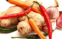<p>Spice things up</p><p> Ginger, garlic and chilli peppers, curry’s spicy staples are all renowned for their anti-viral and anti-bacterial properties, as well as their ability to clear the sinuses. <br><br><br></p>