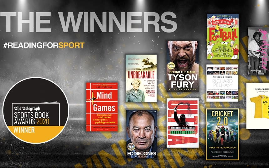 The 10 winners at the Telegraph Sports Book Awards 2020