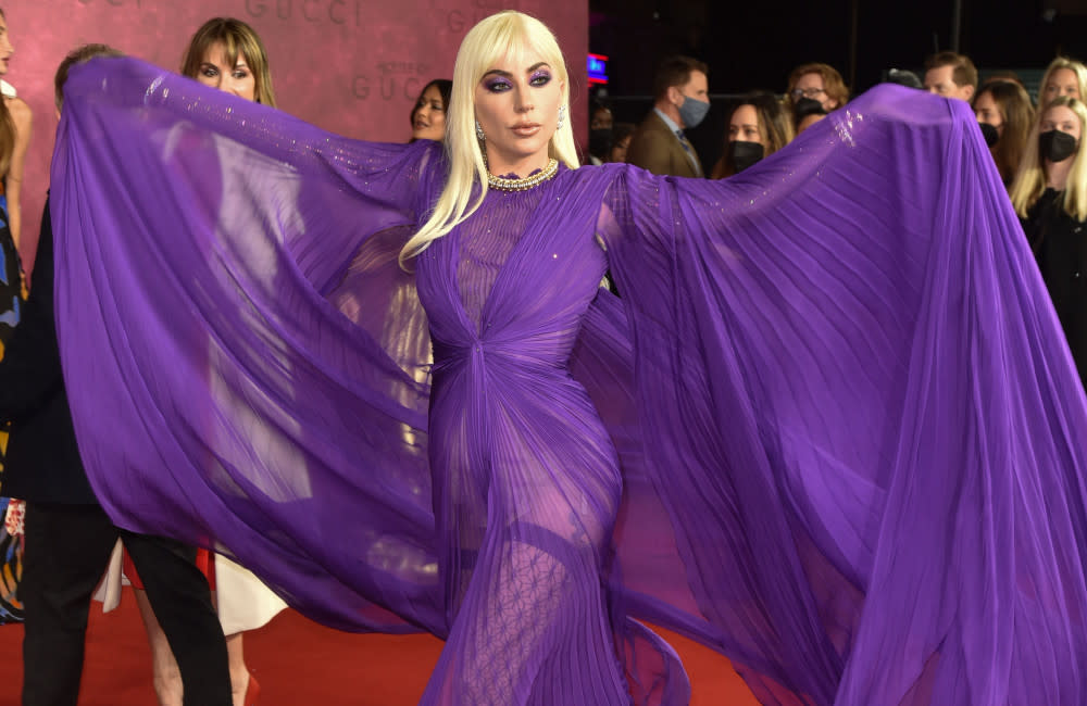 Lady Gaga attending the world premiere of 'House of Gucci' in London credit:Bang Showbiz