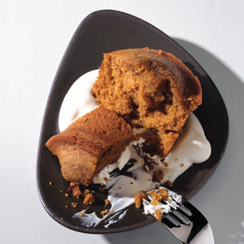 Kabocha Squash Cake with Brown Sugar Cream